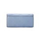 Jet Set Large Pale Blue Embossed Envelope Continental Clutch Wallet