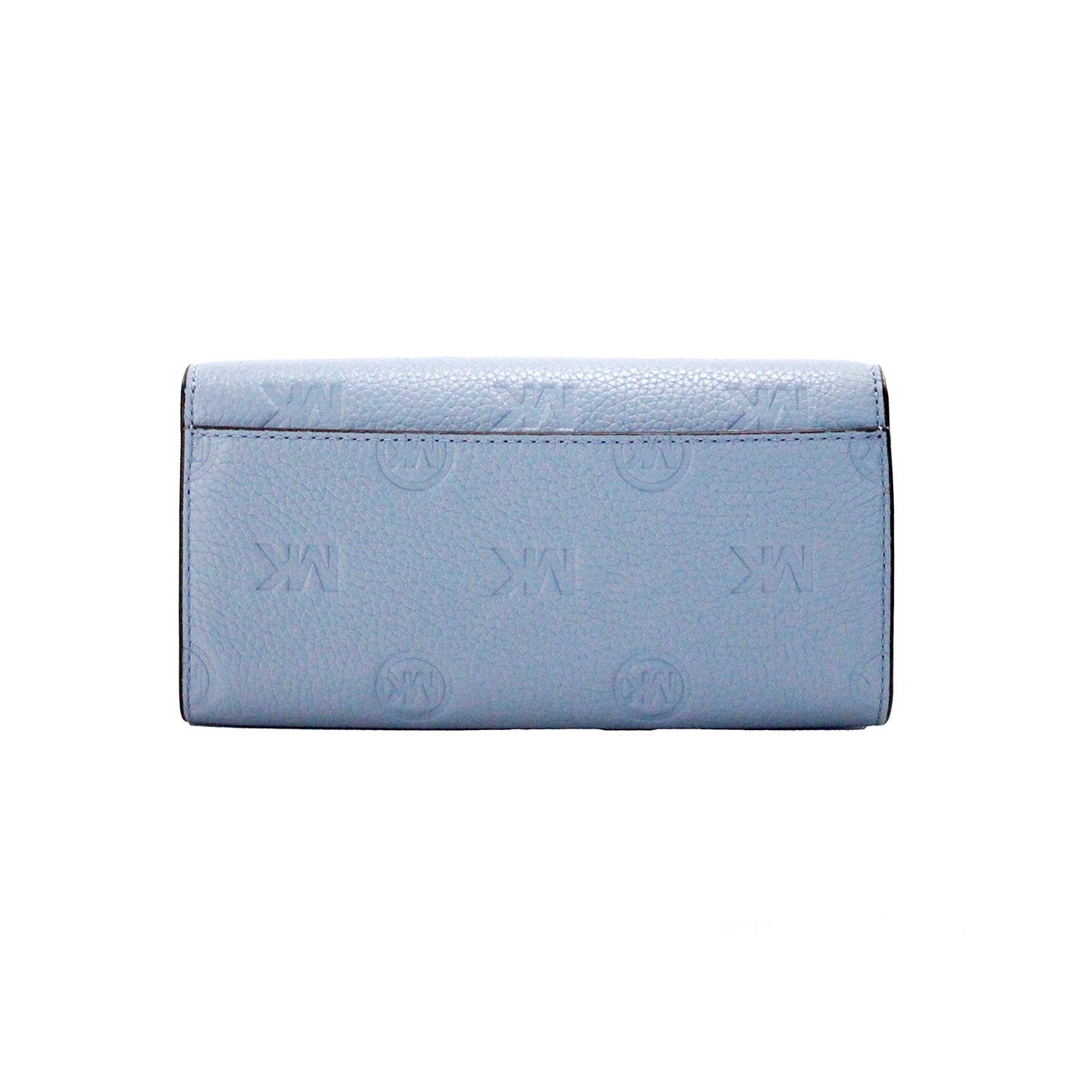 Jet Set Large Pale Blue Embossed Envelope Continental Clutch Wallet