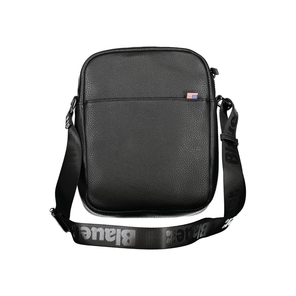 Black Leather Shoulder Strap Bag