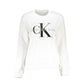 Elegant Long Sleeve White Sweatshirt