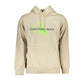 Beige Hooded Cotton Sweatshirt