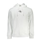 Chic White Embroidered Hoodie with Eco-Conscious Touch