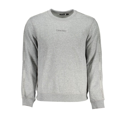 Sleek Gray Long Sleeve Sweatshirt