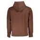 Chic Brown Fleece Hooded Sweatshirt