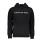 Sleek Long Sleeve Hooded Sweatshirt in Black