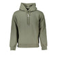 Chic Green Fleece Hooded Sweatshirt