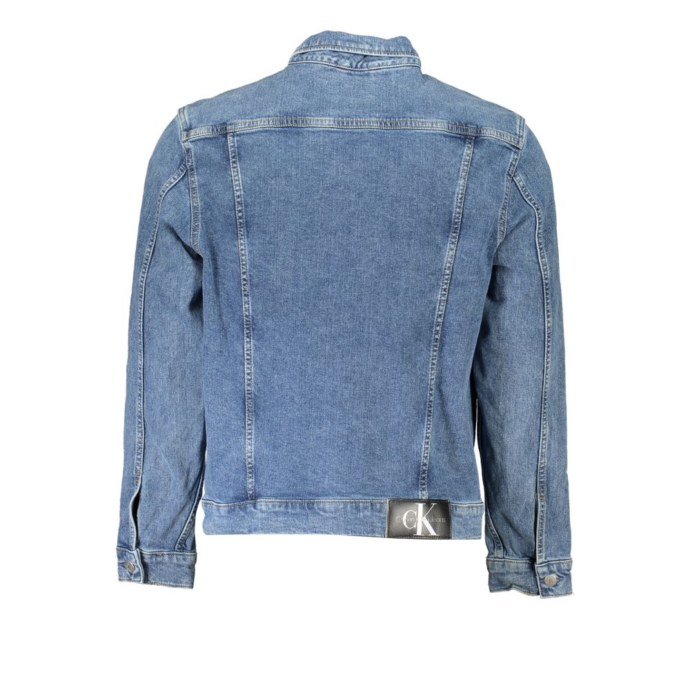 Chic Slim Fit Blue Jeans Jacket