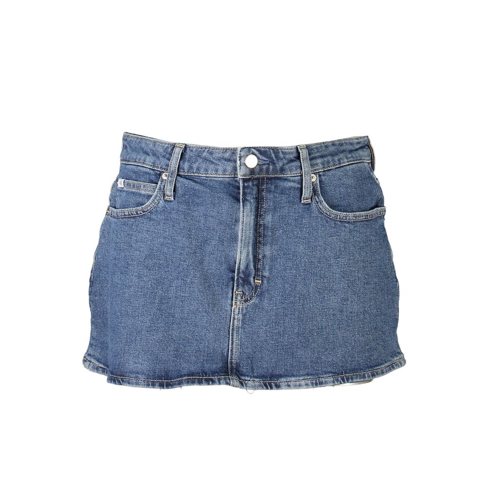 Chic Denim Mini Skirt with Eco-Conscious Twist