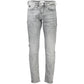 Sleek Slim Taper Washed Gray Jeans