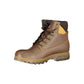 Brown Polyester Boot