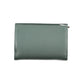 Elegant Green Leather Wallet with Multiple Compartments