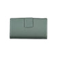 Elegant Green Leather Double Wallet