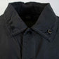 Sleek Black Tech Fabric Overshirt Jacket