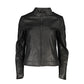 Chic Black Zip-Up Sports Jacket