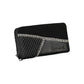 Elegant Black Polyethylene Wallet with Ample Space