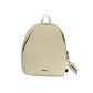 Chic White Contrast Detail Backpack