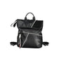 Chic Contrast Detail Black Backpack