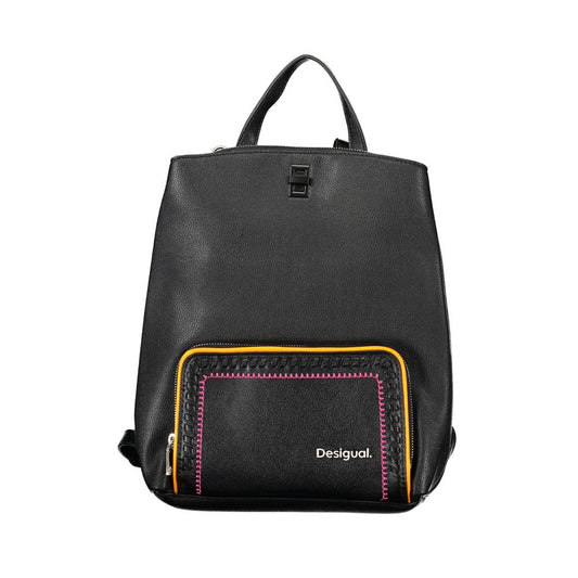 Elegant Black Multi-Compartment Backpack