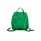 Chic Green Backpack with Contrast Details