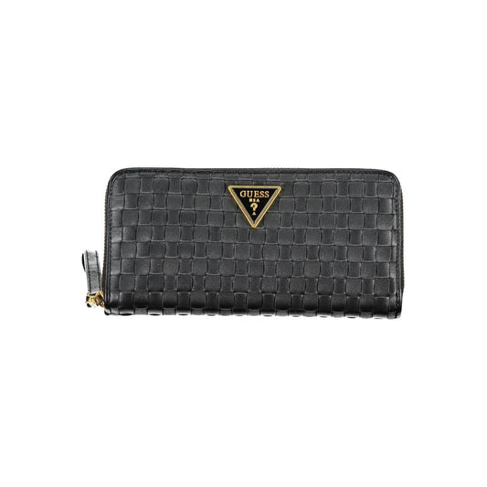 Elegant Black Multi-Compartment Wallet