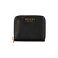 Chic Black Zip Wallet With Card Organizer