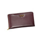 Elegant Triple Compartment Purple Wallet