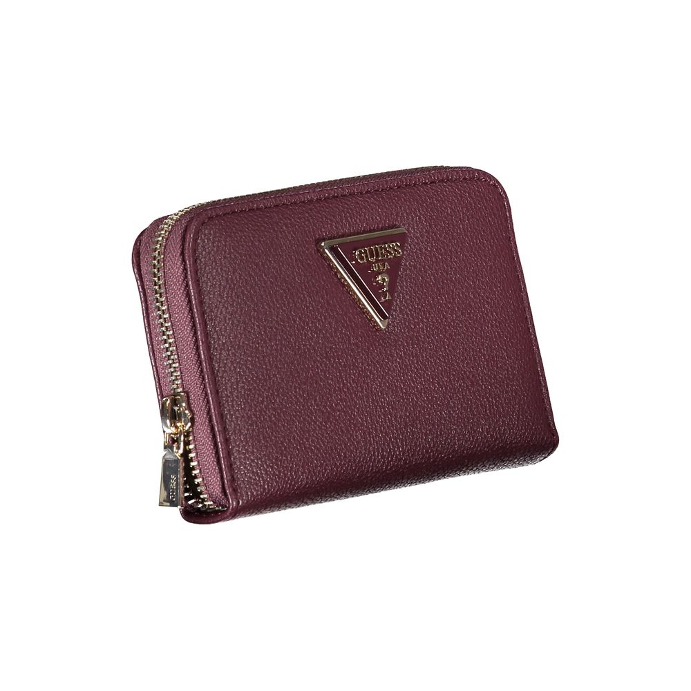 Elegant Purple Multi-Compartment Wallet