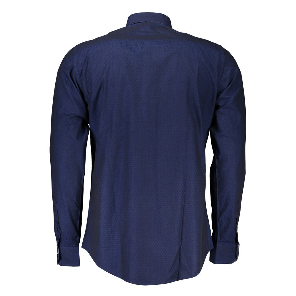 Elegant Slim Fit Long Sleeve Men's Shirt