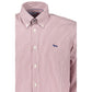 Classic Pink Striped Button-Down Shirt