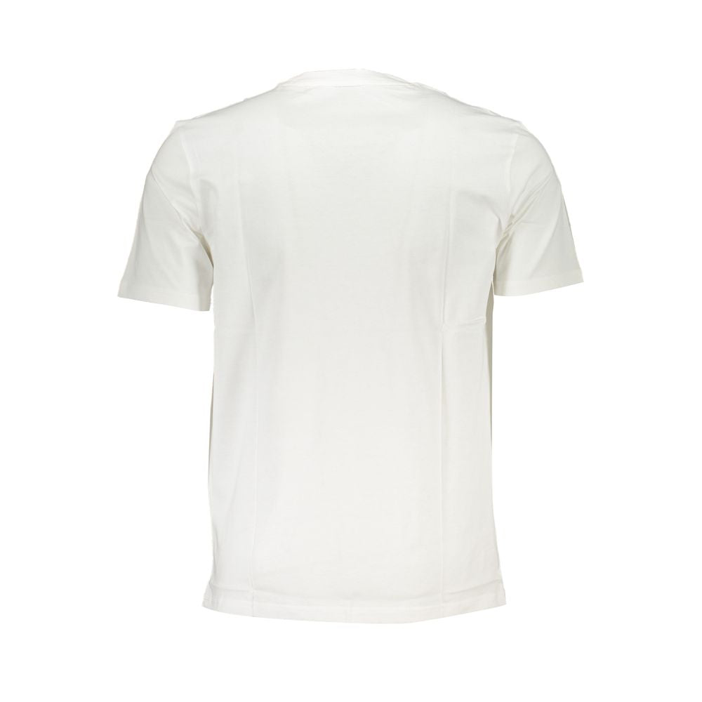 Crisp White Organic Cotton Crew Neck Tee