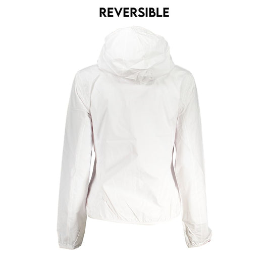 Chic Reversible Hooded Jacket with Contrast Details