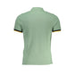 Chic Green Polo with Contrast Accents