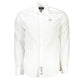 Chic Slim Fit Long Sleeved White Shirt