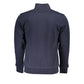 Sleek Long-Sleeved Fleece Sweatshirt in Blue