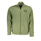 Classic Green Zippered Fleece Sweatshirt