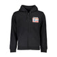 Sleek Fleece Hooded Sweatshirt with Logo Print