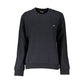 Chic Black Fleece Crew Neck Sweatshirt