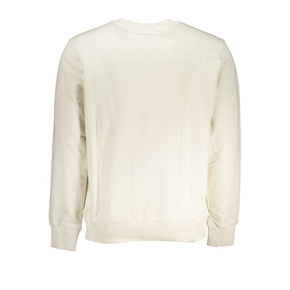 Elegant White Crew Neck Sweatshirt