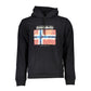 Sleek Hooded Fleece Sweatshirt in Black