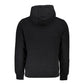 Sleek Black Hooded Sweatshirt with Logo