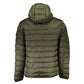 Elegant Green Hooded Jacket for Men