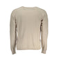 Chic Beige Long Sleeve Crew Neck Sweater