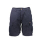 Classic Blue Cotton Bermuda Shorts