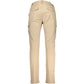 Chic Beige Four-Pocket Trousers