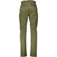 Elegant Green Cotton Stretch Trousers