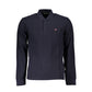 Elegant Long-Sleeved Blue Polo for Men