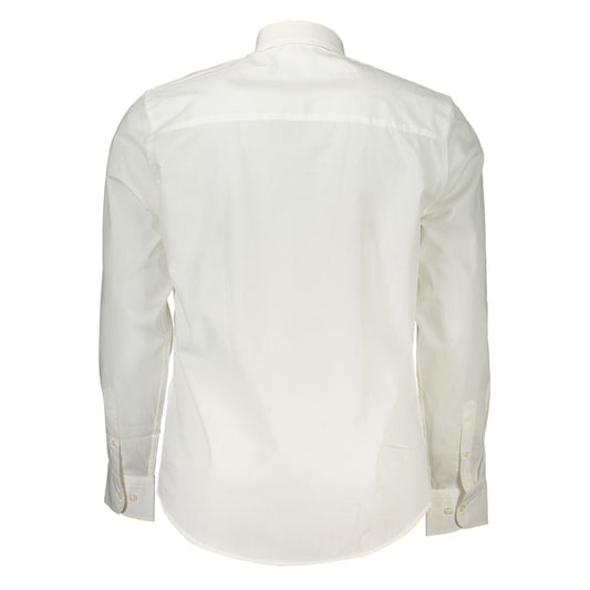 Elegant Long-Sleeved White Shirt - Regular Fit