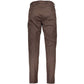 Chic Slim Fit Four Pocket Trousers in Brown