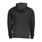 Sleek Hooded Fleece Sweatshirt in Black