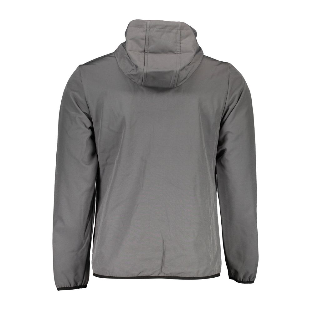 Sleek Soft Shell Long Sleeve Hooded Jacket